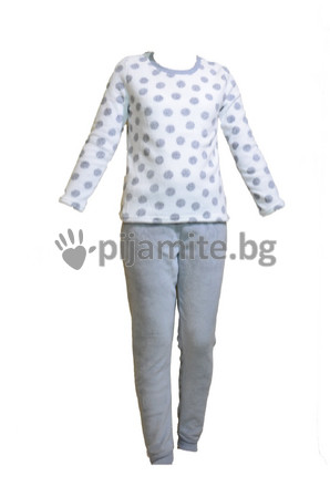   Дамско Юношески комплект/пижама, велсофт 2XS,XS,S